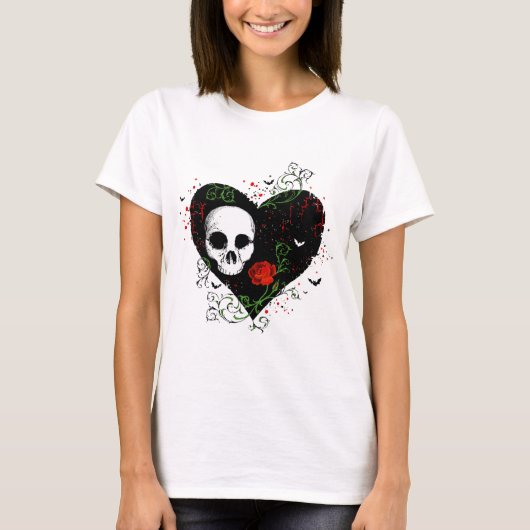 Gotisches Herz T-Shirt (Vorderseite)