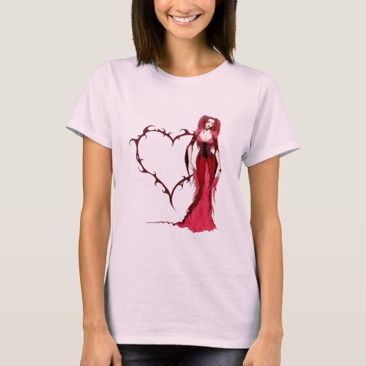 Gotisches Herz T-Shirt (Vorderseite)
