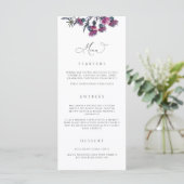 Gotisches Hochzeitmenü Halloween-Party N100 Menükarte (Stehend Vorderseite)