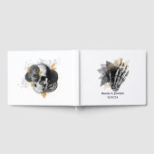 Gotisches HochzeitsGästebuch aus Schwarz und Gold Gästebuch (Voll)