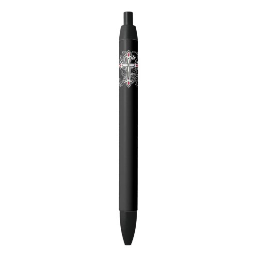 Gotisches Kreuz Kugelschreiber (Vorderseite Vertikal)