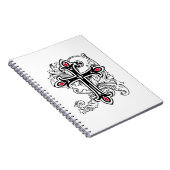 Gotisches Kreuz Notizblock (Rechte Seite)