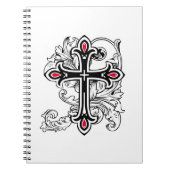 Gotisches Kreuz Notizblock (Vorderseite)