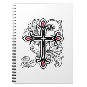 Gotisches Kreuz Notizblock