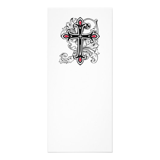 Gotisches Kreuz Werbekarte (Vorne)