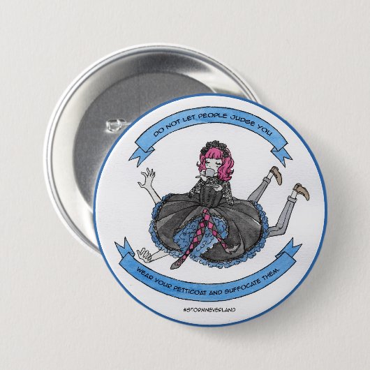 Gotisches Lolita Button (Vorne & Hinten)