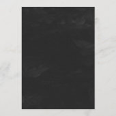 Gotisches mittelalterliches Goldmedaille-Hochzeits Menükarte (Rückseite)