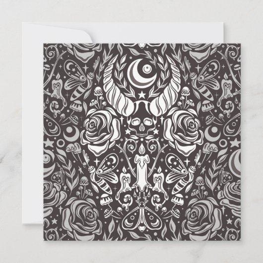 gotisches monochromes Muster (Vorderseite)