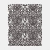 gotisches monochromes Muster Fleecedecke (Vorderseite)