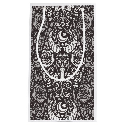 gotisches monochromes Muster Kleine Geschenktüte (Vorderseite)