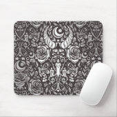 gotisches monochromes Muster Mousepad (Mit Mouse)