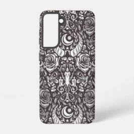 gotisches monochromes Muster Samsung Galaxy Hülle