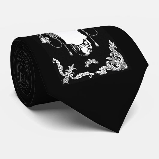 Gotisches Monster antike architektonische Dekorati Krawatte (Gerollt)