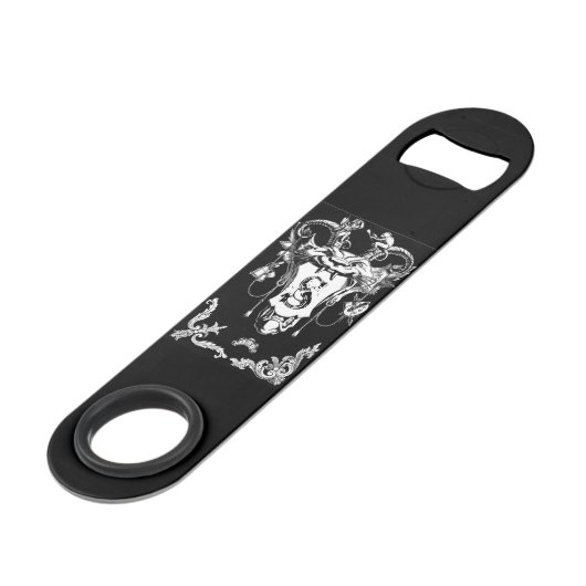 Gotisches Monster antike architektonische Dekorati Speed Flaschenöffner (Vorderseite Schrägansicht)