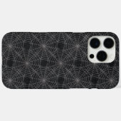 Gotisches Muster aus schwarzem und grauem Spinnenn Case-Mate iPhone Hülle (Rückseite (Horizontal))