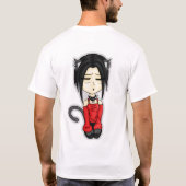 Gotisches Neko T-Shirt (Rückseite)
