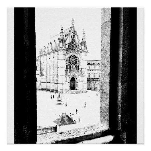 Gotisches Paris. Sainte-Chapelle de Vincennes. Fra Poster (Vorderseite)