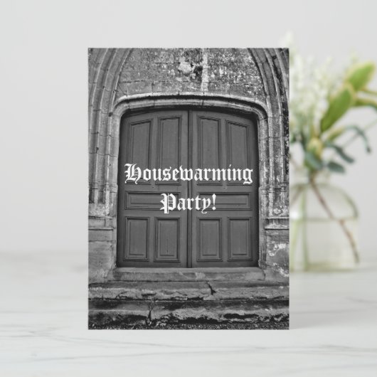 Gotisches Party Einladung (Stehend Vorderseite)