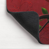 Gotisches Rosen-Monogramm S Mousepad (Ecke)