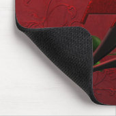 Gotisches Rosen-Monogramm Z Mousepad (Ecke)