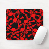 GOTISCHES SCHÄDEL-KNOCHEN-MUSTER MOUSEPAD (Mit Mouse)