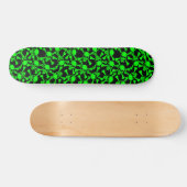 GOTISCHES SCHÄDEL-KNOCHEN-MUSTER SKATEBOARD (Horizontal)