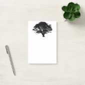 Gotisches Schwarzes Eichenholz Silhouette Kunstvol Post-it Klebezettel (Büro)