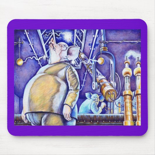 Gotisches Schwein Mousepad (Vorne)