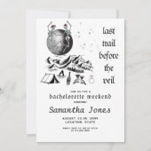 Gotisches Skelett Auf dem Monte Lago Maggiore Einladung (Vorderseite)