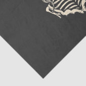 Gotisches Skelett Rose Hochzeitsfeiern Seidenpapier (Detail)