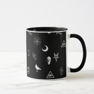 Gotisches Symbol-Muster Tasse