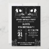 Gotisches Thema, Halbzeitfeier Einladung (Vorderseite)