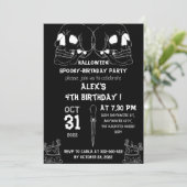 Gotisches Thema, Halbzeitfeier Einladung (Stehend Vorderseite)