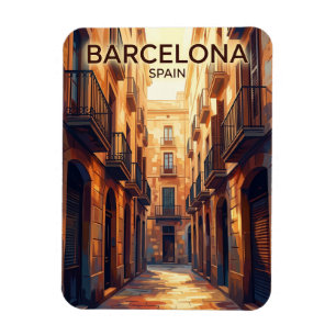 Gotisches Viertel Spanien Magnet