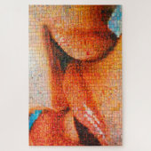 Gotisches Viertel von Barcelona. Puzzle (Vertikal)