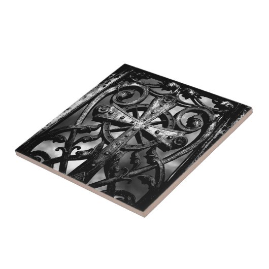 Gotisches, viktorianisches schmiedeeisernes, kelti fliese (Seite)