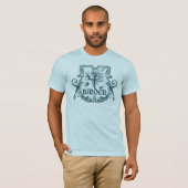 Gotisches Vogelbeobachter-Schild T-Shirt (Vorne ganz)