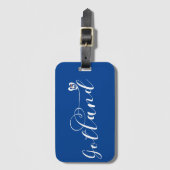 Gotland Flag Heftskriptdesign, Schweden Gepäckanhänger (Vorderseite Vertikal)