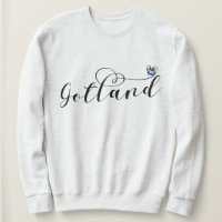 Gotland Flag Heftskriptdesign, Schweden