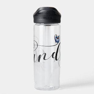 Gotland Flag Heftskriptdesign, Schweden Trinkflasche