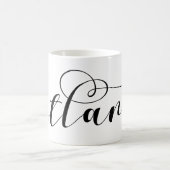Gotland-Flagge Herz-Schrift-Design, Schweden Kaffeetasse (Mittel)