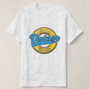 Gotland Schweden Vintages Logo T-Shirt