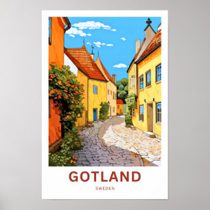 Gotland Sweden Travel Print Poster