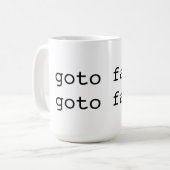 goto versagen Sie; Tasse (Vorderseite Links)