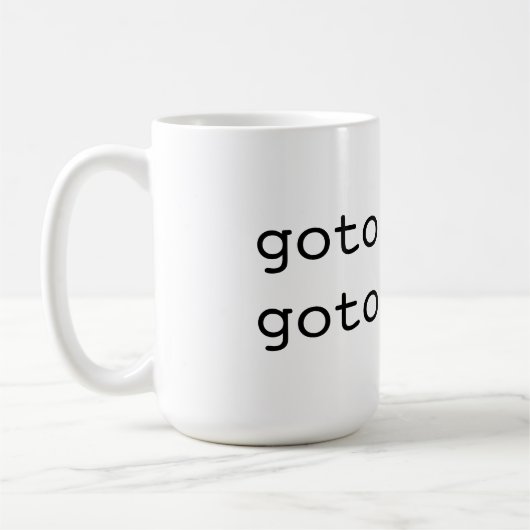 goto versagen Sie; Tasse (Links)