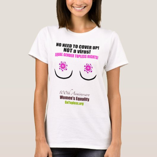 GoTopless-T - Shirt 2020 (Vorderseite)