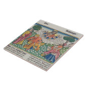 Gott 13-22 des Exodus-16 stellt Wachteln und Manna Fliese (Seite)