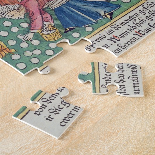 Gott 13-22 des Exodus-16 stellt Wachteln und Manna Puzzle (Seite)