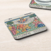 Gott 13-22 des Exodus-16 stellt Wachteln und Manna Untersetzer (Linke Seite)