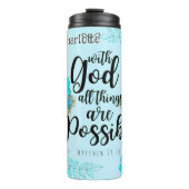 Gott, alles ist möglich thermosbecher (Vorderseite)